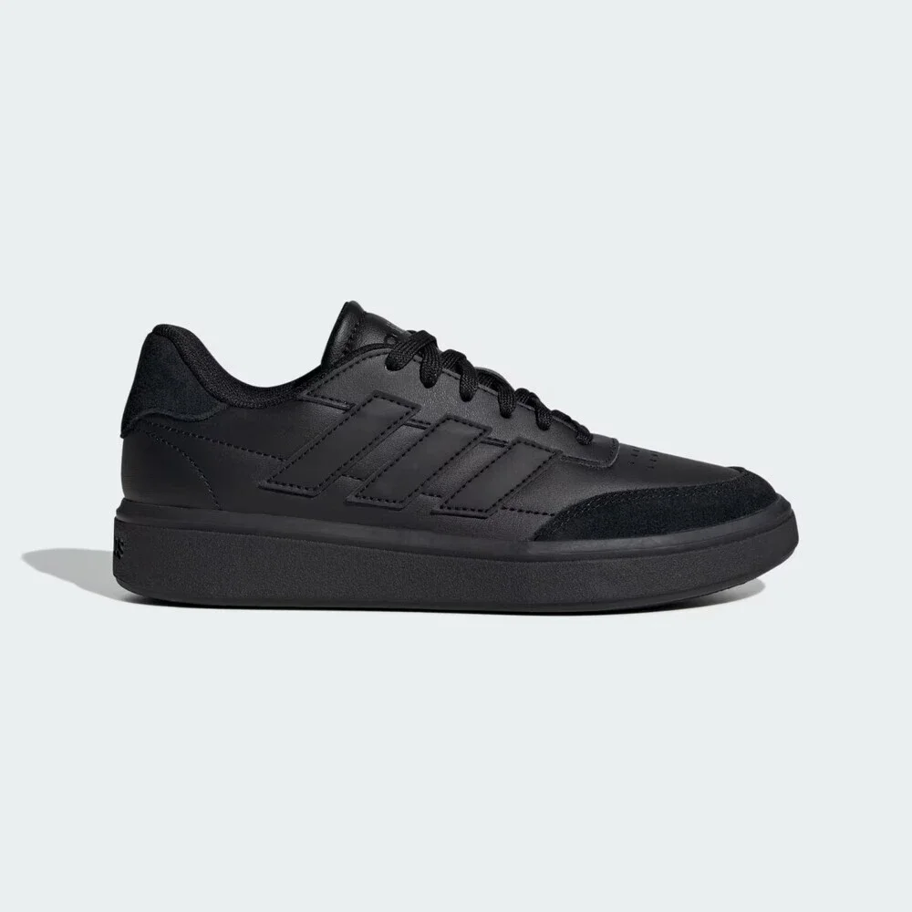 Adidas Courtblock ID6502 Sneakers Kids US 5.5 Black Low Top Comfort Shoes VER212